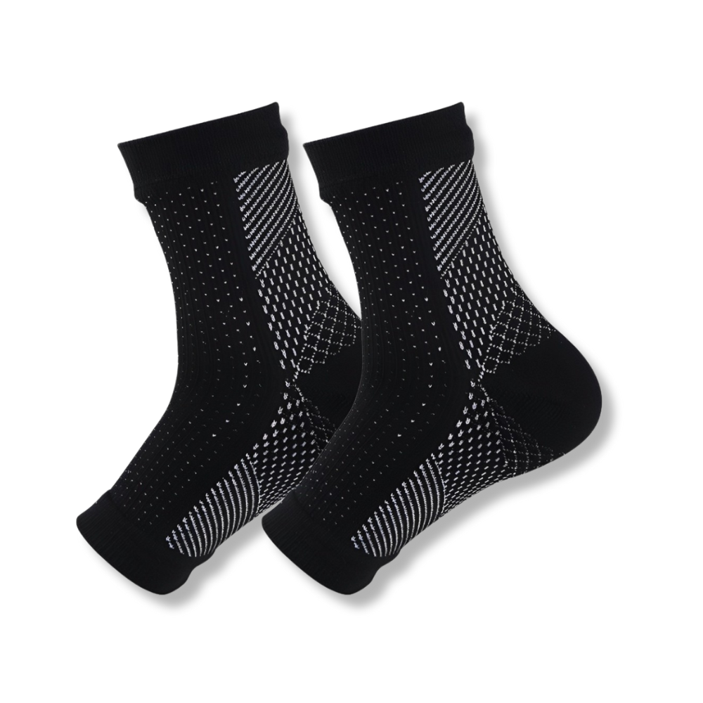 QuickRelief Short Compression Socks - Soothing Support for Foot Discomfort