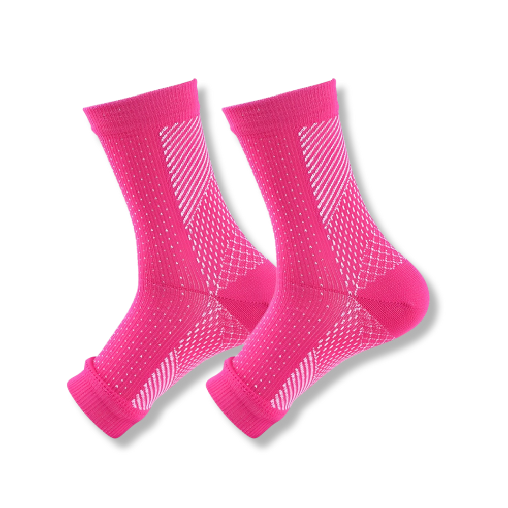 QuickRelief Short Compression Socks - Soothing Support for Foot Discomfort