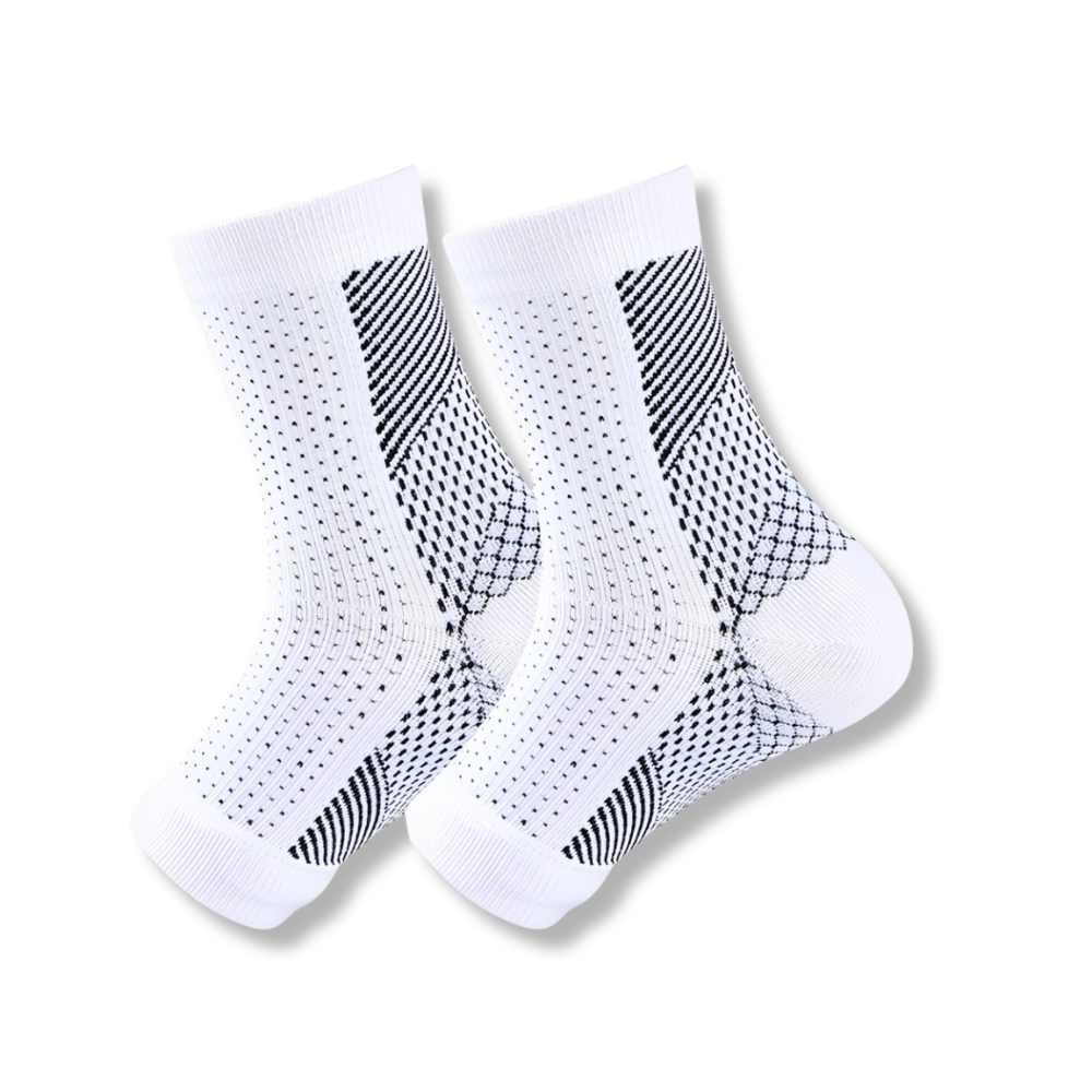 QuickRelief Short Compression Socks - Soothing Support for Foot Discomfort